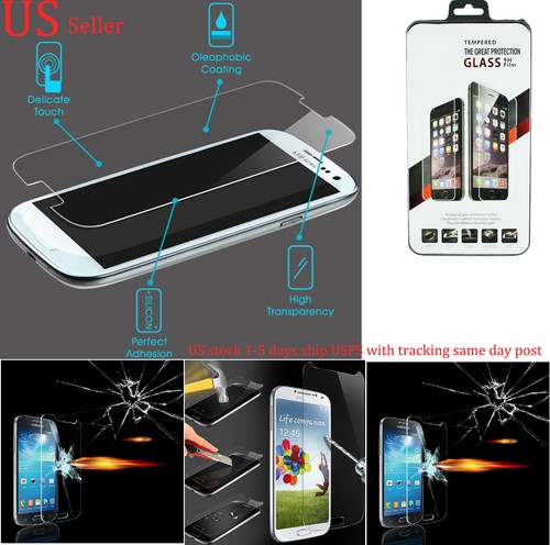 Premium Real Tempered Glass Film Guard 9H For All Samsung Galaxy Tab Tablets - Picture 8 of 20