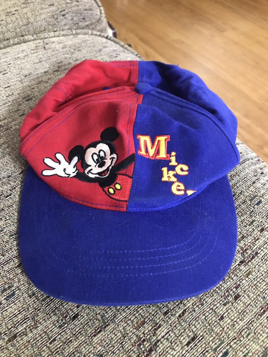 帽子 80s vintage Mickey Mouse Cap Mickey Mouse Walt Disney Vintage 80s Multicolor Painters Hat