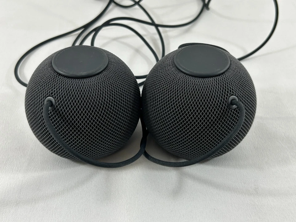 Lot Of 2 |Apple Homepod Mini A2374 - Black Factory Reset Ready To Use - image 4 of 4
