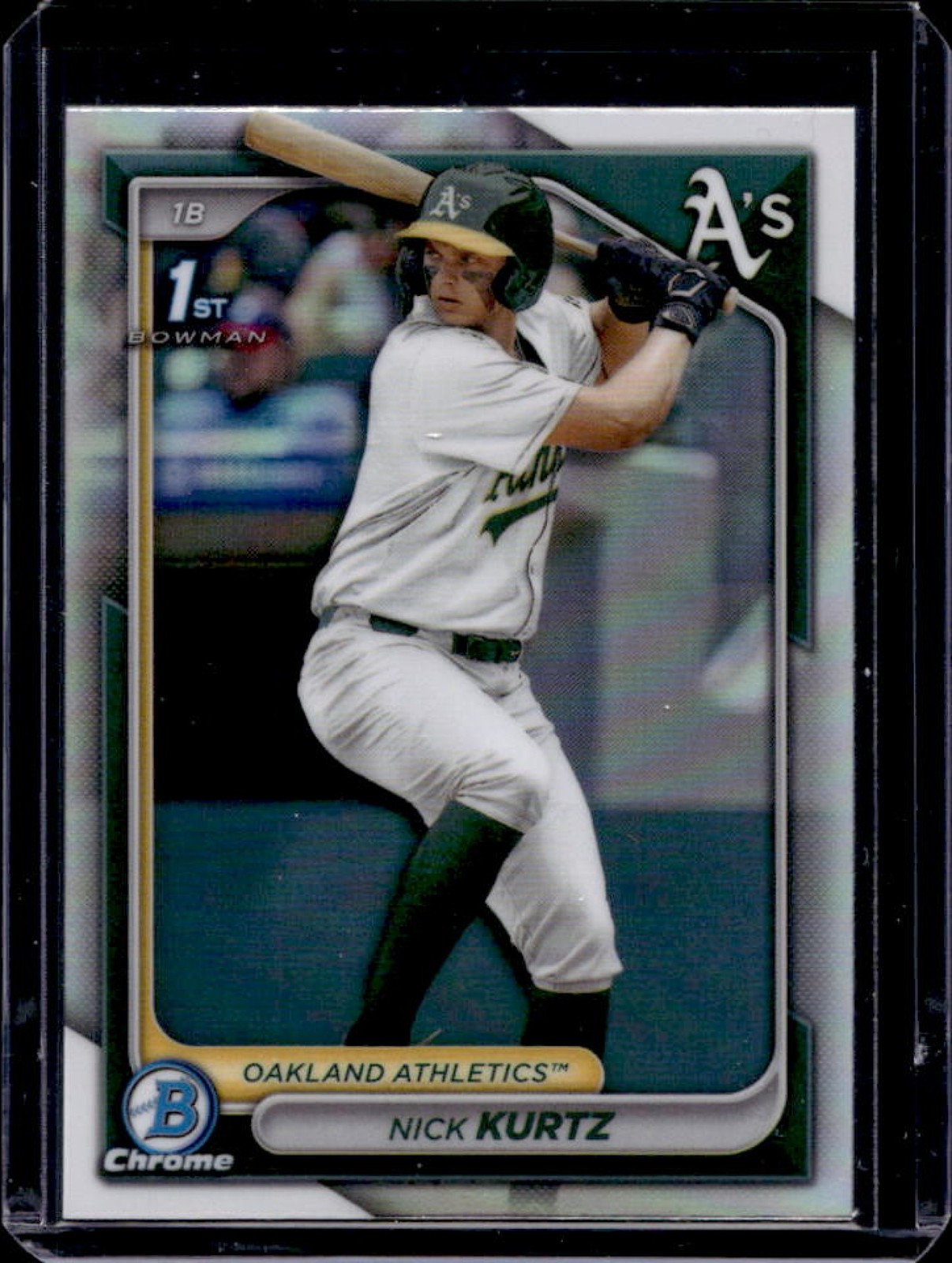 2024 Bowman Draft Nick Kurtz Chrome Refractor 1st Prospect #BDC-56 Athletics