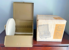 Logan Metal 8 MM Reel Chest - Vintage Movie Carrier/Storage - w/ One Reel