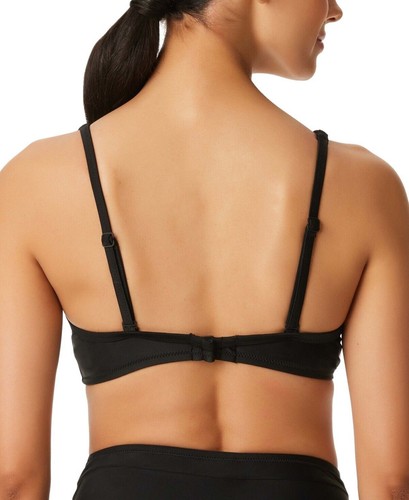 Bikini Swim Top Underwire Black Size Medium BAR III $44 - NWT - Picture 2 of 3