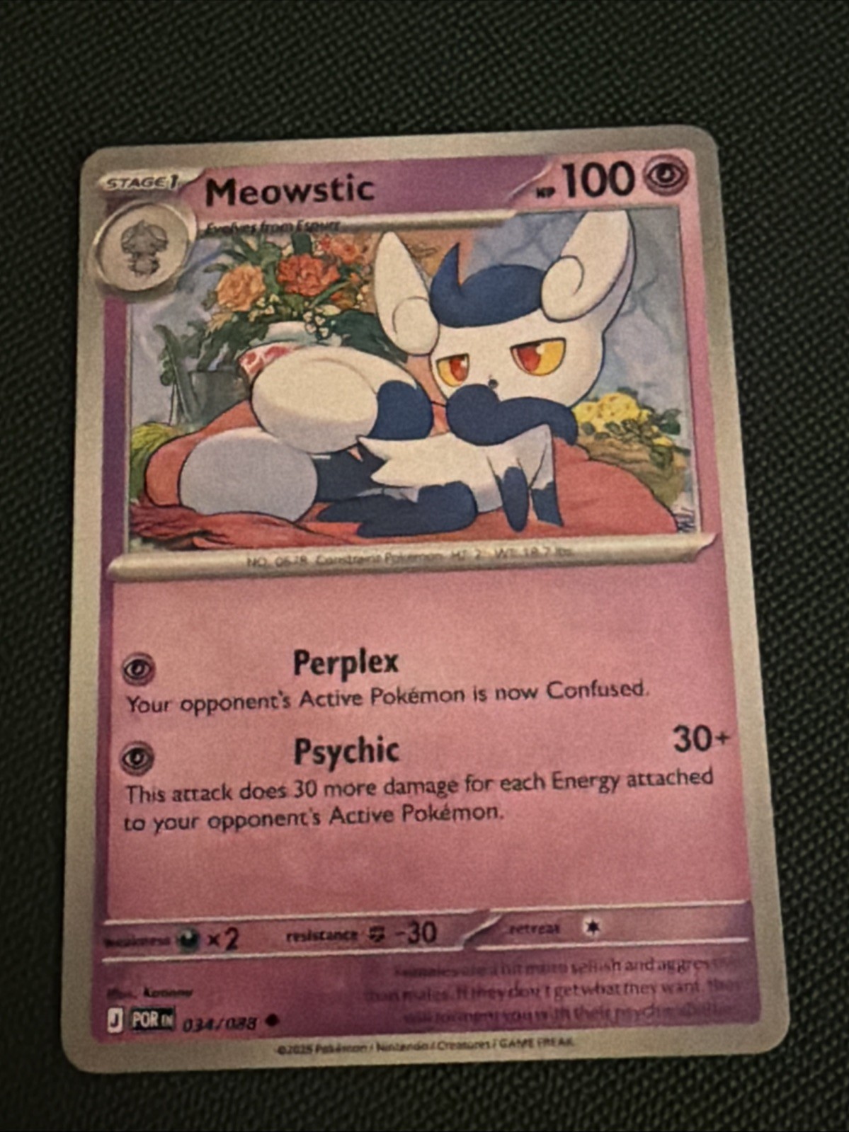 Meowstic 034/088 Me03: Perfect Order Regular