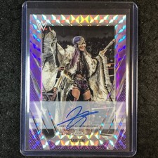 2026 Topps Chrome WWE KAIRI SANE Chrome Autographs Purple Geometric 10/10