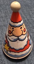 Vintage Lehmann Tin Metal Tap Tap Toy 948 D.G.M Santa Toy Made in West Germany