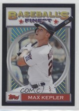 2020 Topps Finest Flashbacks Black Refractor 12/25 Max Kepler #148 i4v