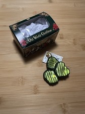 NIB OWC Old World Christmas Blown Glass Ornament Pickle Chips