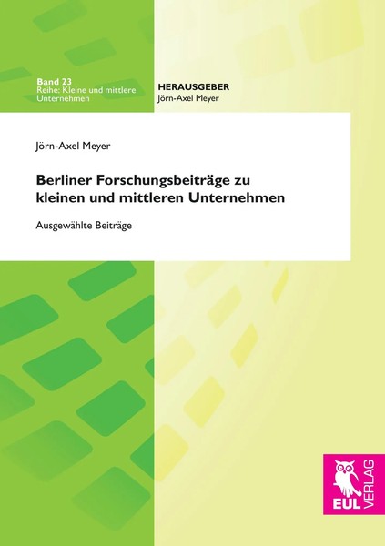 JöRn-Axel Meyer | Berliner ForschungsbeiträGe Zu Kleinen und Mittleren...-image