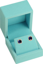 Luxury Velvet Stud Earring Box Multiple Use Necklace Pendant Earring Jewelry Gif
