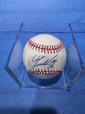 Eduardo Nunez Signed Rawlings OMLB Baseball NO COA