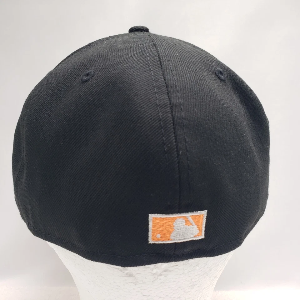 New Era Seattle Mariners Body Bag 40th Anniversary Blk Peach UV Fitted Hat 7 1/2 - Image 4 of 4