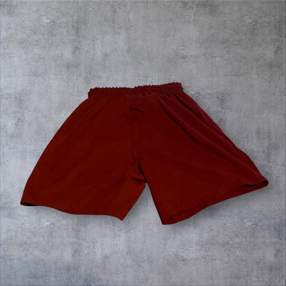 Vintage Iona University 1980s 80s Red Made In USA Cotton Shorts Size XXL - Image 2 of 4