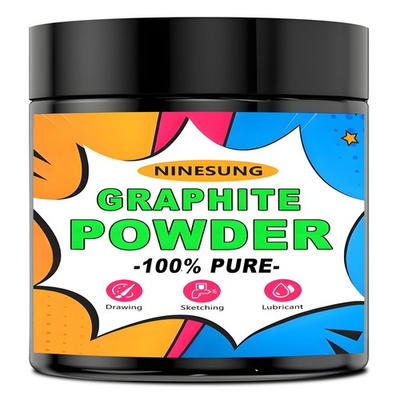#ad Microfine Pure Graphite Powder 2000 Grit Powdered 8 Ounce Pack of 1 Black $16.85