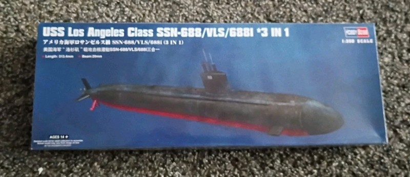 HobbyBoss USS Los Angeles Class Submarine SSN-688/VLS/6881 3 In 1 #83530
