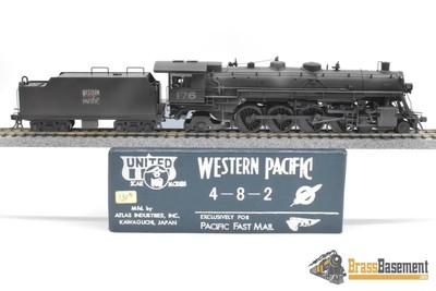 HO Brass - PFM United Western Pacific WP 4-8-2 MP-69 #176 - CP