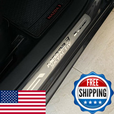 Gzbftdh Door Sill Protector For Mazda 3 2008-2022 4pcs Set Stainless Steel And Gzbftdh Door Sill Protector For Mazda 3 2008-2022 4pcs Set Stainless Steel And