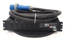 Geist 7424-A Rackmount Power Distribution Remote Current Monitor w/ 460P9W Plug