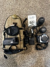 Canon EOS Rebel 300D Digital Camera W/ Multiple Lens Case Charger More