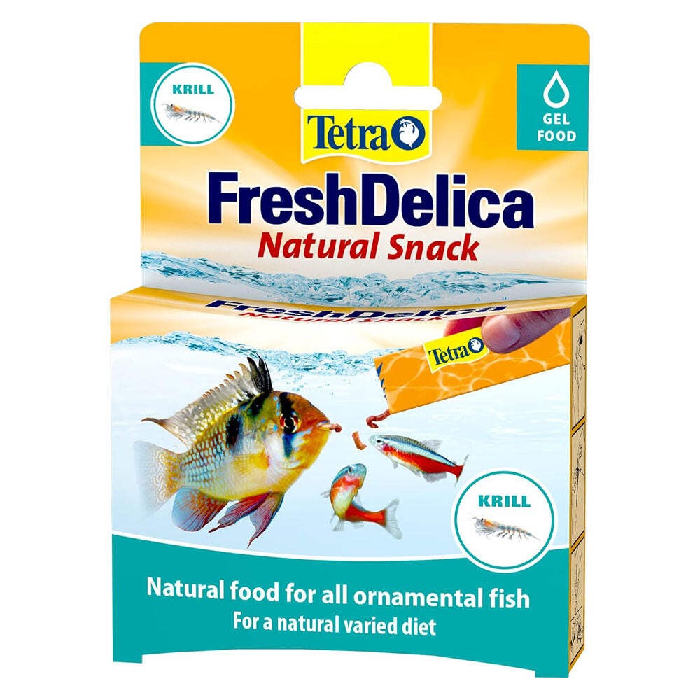 Tetra Fresh Delica Krill 16 x 3g | Aquarium Fish Food