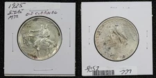 1925 Stone Mountain Commemorative Half Dollar AU Old Cleaning 5VHH