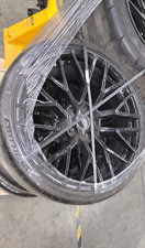 2017-2020 OEM Audi R8 set of wheels with tires 20 spoke alloy design Gloss Black