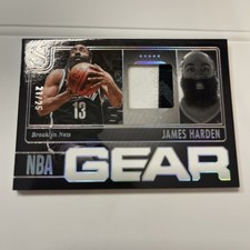 2024-25 Panini Silhouette James Harden NBA Gear Game Worn Jersey Silver /25