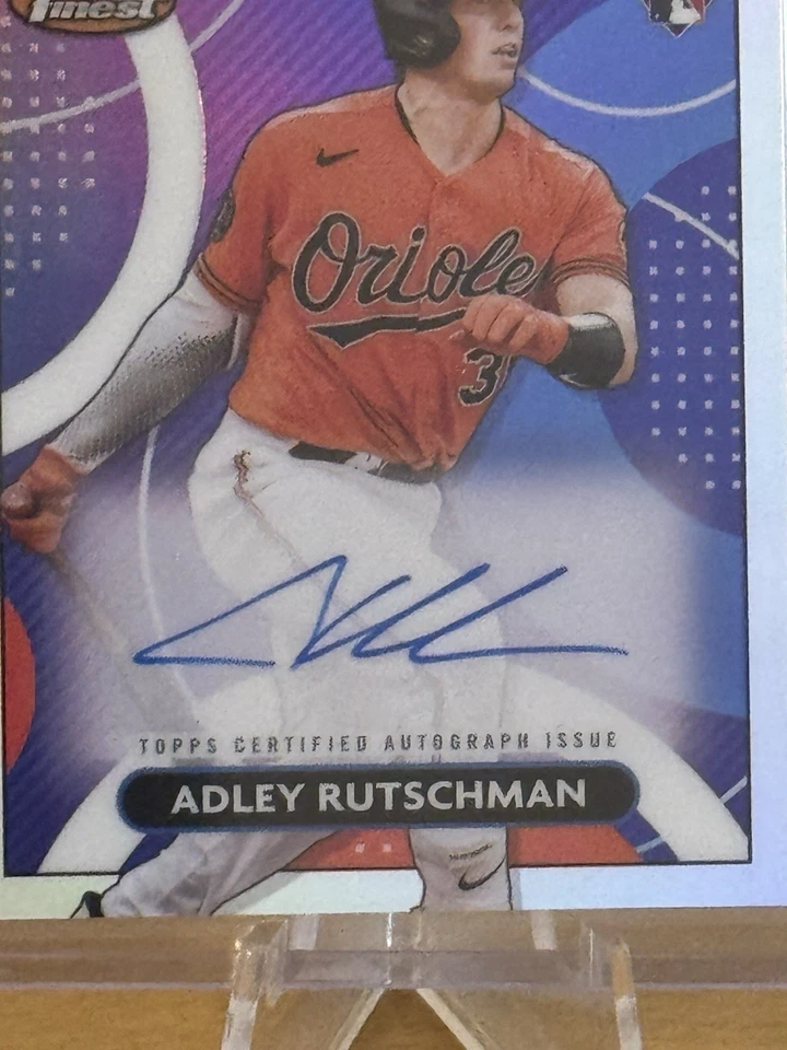 Adley Rutschman 2023 Topps Finest Rookie Auto - Image 2 of 3