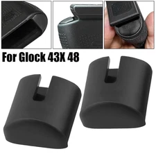 2/4Pcs Grip Frame Insert Slug Plug Fits 9mm Glock 43X & 48 Noly Magwell Black US
