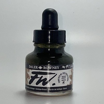 Paint - Acrylic Ink - Daler Rowney - 222 Antelope Brown - 1 oz.