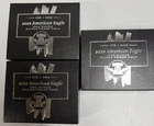 1776 - 2026 W 3 Coins Proof Silver Eagle Liberty Bell Privy in box with COA