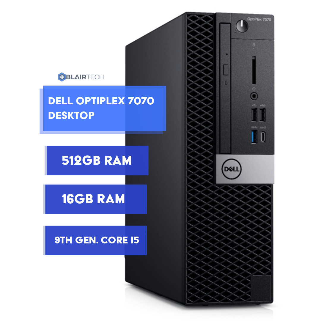 Dell Optiplex Desktop PC - 9th Gen. Intel i5 | 16GB RAM 512GB SSD | Windows 11