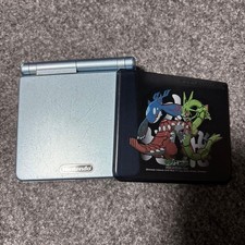 Console Game Boy Advance SP avec housse Pokémon bleue Japon