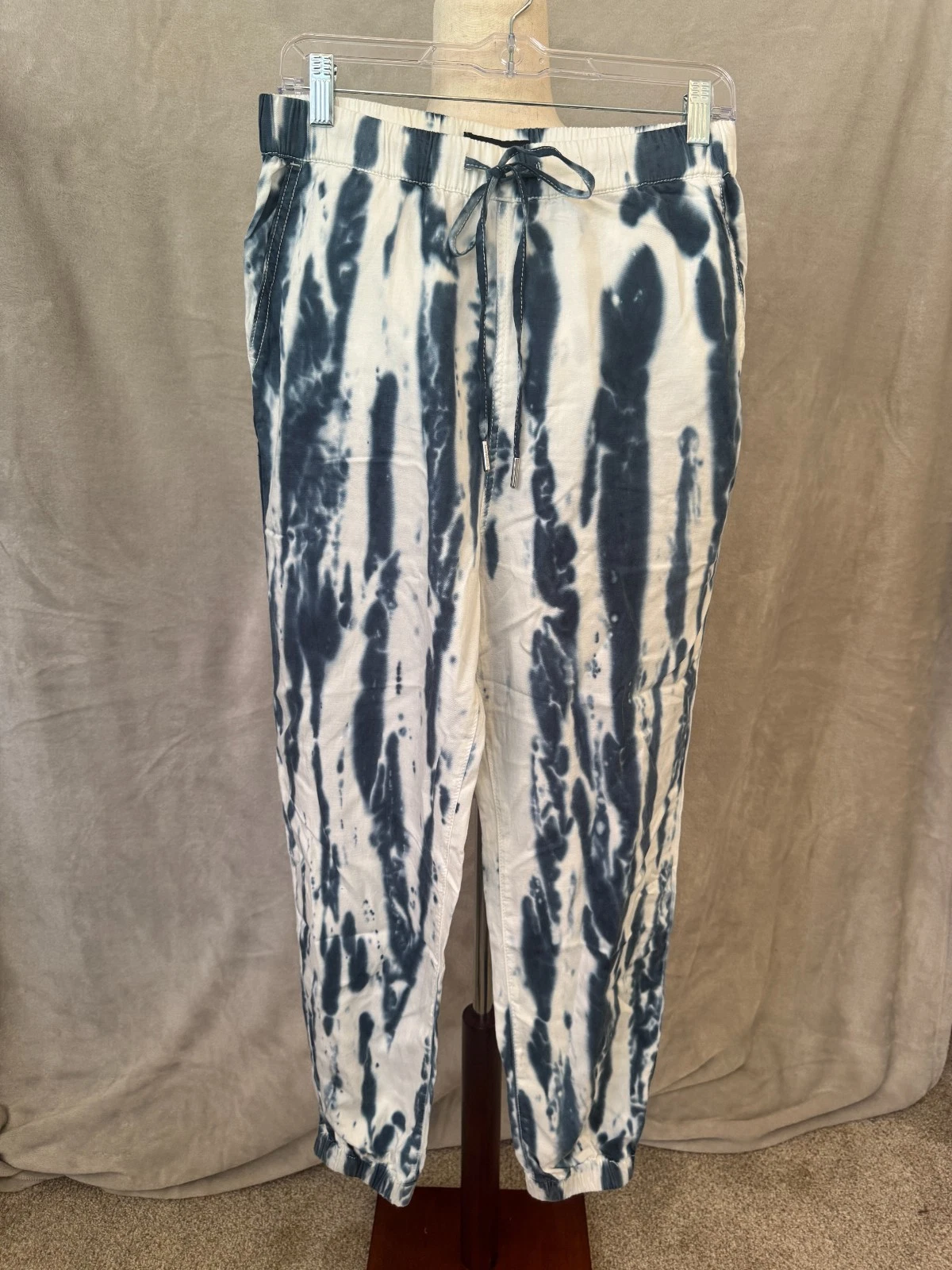 Juicy Couture Joggers Womens Tie Dye Drawstring Waist Casual Pants Size Med NWT