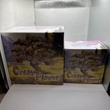CrazyFlower 3D Tree Flowers Board Game + Expansion Strategy Puzzle SEALED