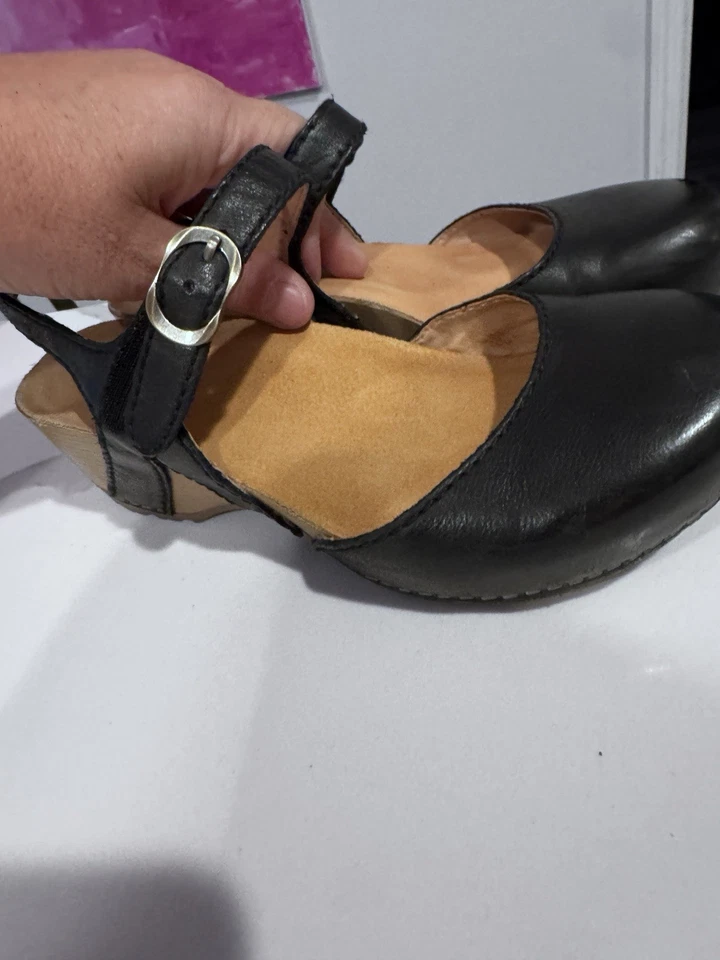 SANDALIA CUÑA DANSKO TIFFANI NEGRA MUJER 36 Foto 2 de 4