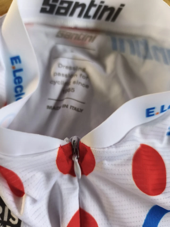 Maillot Cyclisme Dédicacé Thomas Gachignard - Paris-Nice 2025 - Maillot à Pois - - Photo 3/4