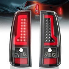 2x Red Lens Tail Light For 2003-2006 Chevrolet Silverado 1500 2500 3500 Hd Lhrh