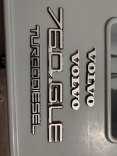 VOLVO 760 GLE TURBODIESEL BADGE SET