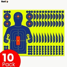 10 Pack 12"x18" Large Shooting Targets Gun Splatter Range Reactive Paper Target
