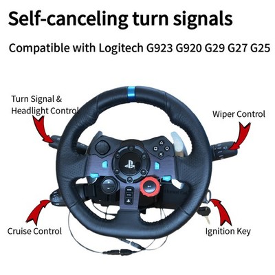 Turn Signal Wiper Switch For Logitech G920/G923 PXN Thrustmaster Steering Wheel 