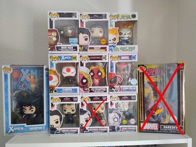 Funko Pop MARVEL Sammlung: 8 Funko Pops + PROTECTION & Funko Comic Cover