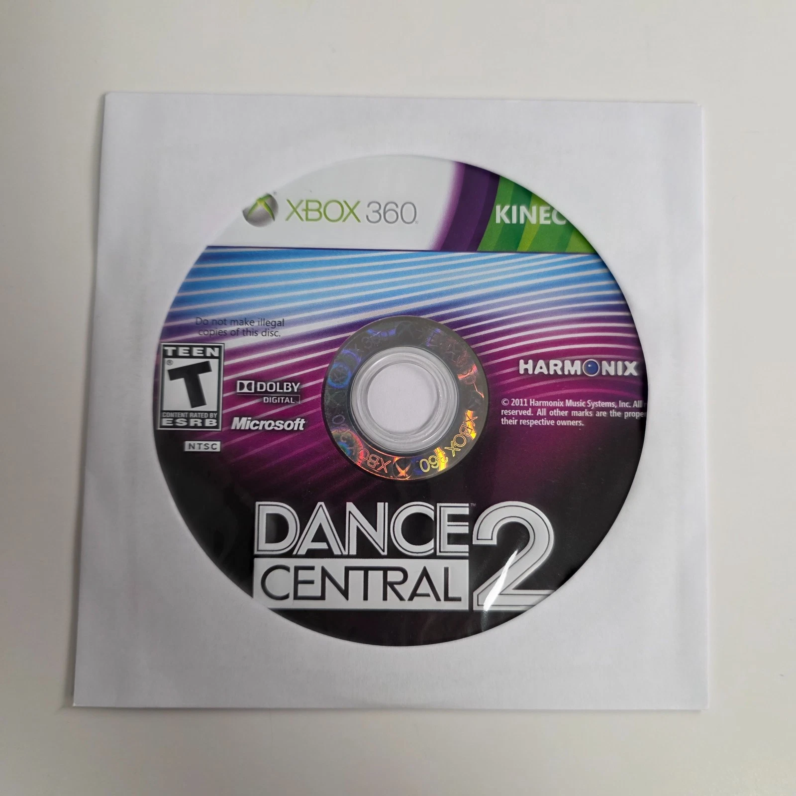 Dance Central 2 (Microsoft Xbox 360) Disc Only