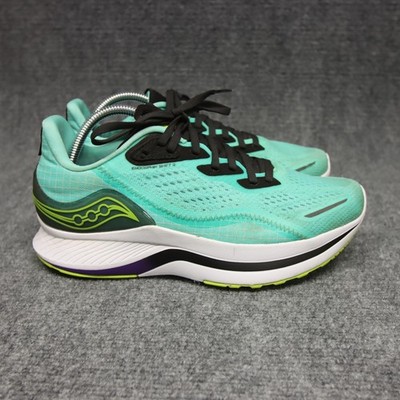 Saucony Endorphin Shift 2 Shoes Womens Size 9.5 Aqua Running PWRRUN Road Gym