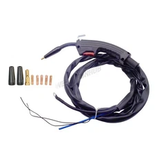 8ft 10ft No Gas Mig Gun Fit Lincoln Weld Pak HD 10949 Wire Flux-Cored Mig Welder