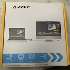 KCEVE HDMI KVM Switch, 2 Port USB and HDMI 4K@60Hz Switch Adapter Box kc-kvm201a