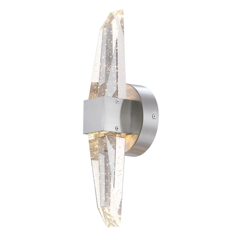 Aplique de pared LED Westinghouse 6118300 Cava 15" de alto - Compatible - Níquel Foto 3 de 4