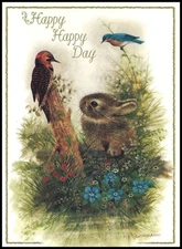 Birthday Card - Rabbit - Religious - Giordano Studios - CL011