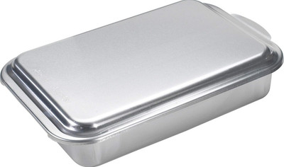 Nordic Ware Classic Metal 9x13 Covered Cake Pan - Cover Included