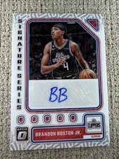 Panini 2023-24 Donruss Optic Signature Series Brandon Boston Jr. Auto #SS-BBJ