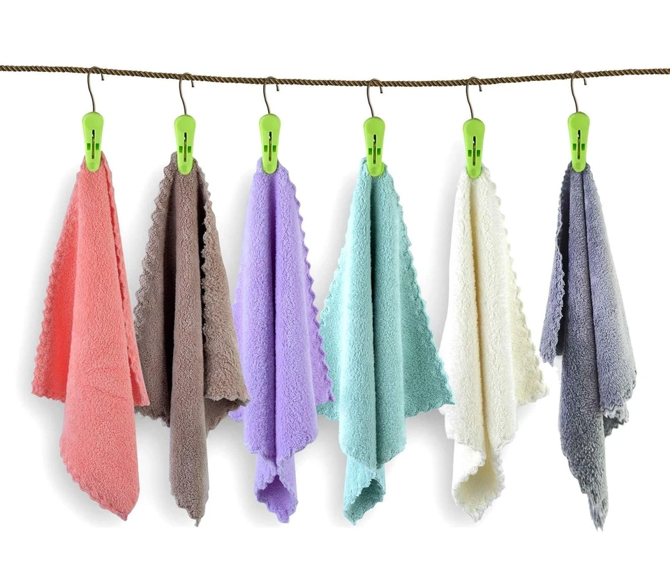 Pacote com 12 panos de microfibra absorventes macios recém-nascidos - Imagem 4 de 4